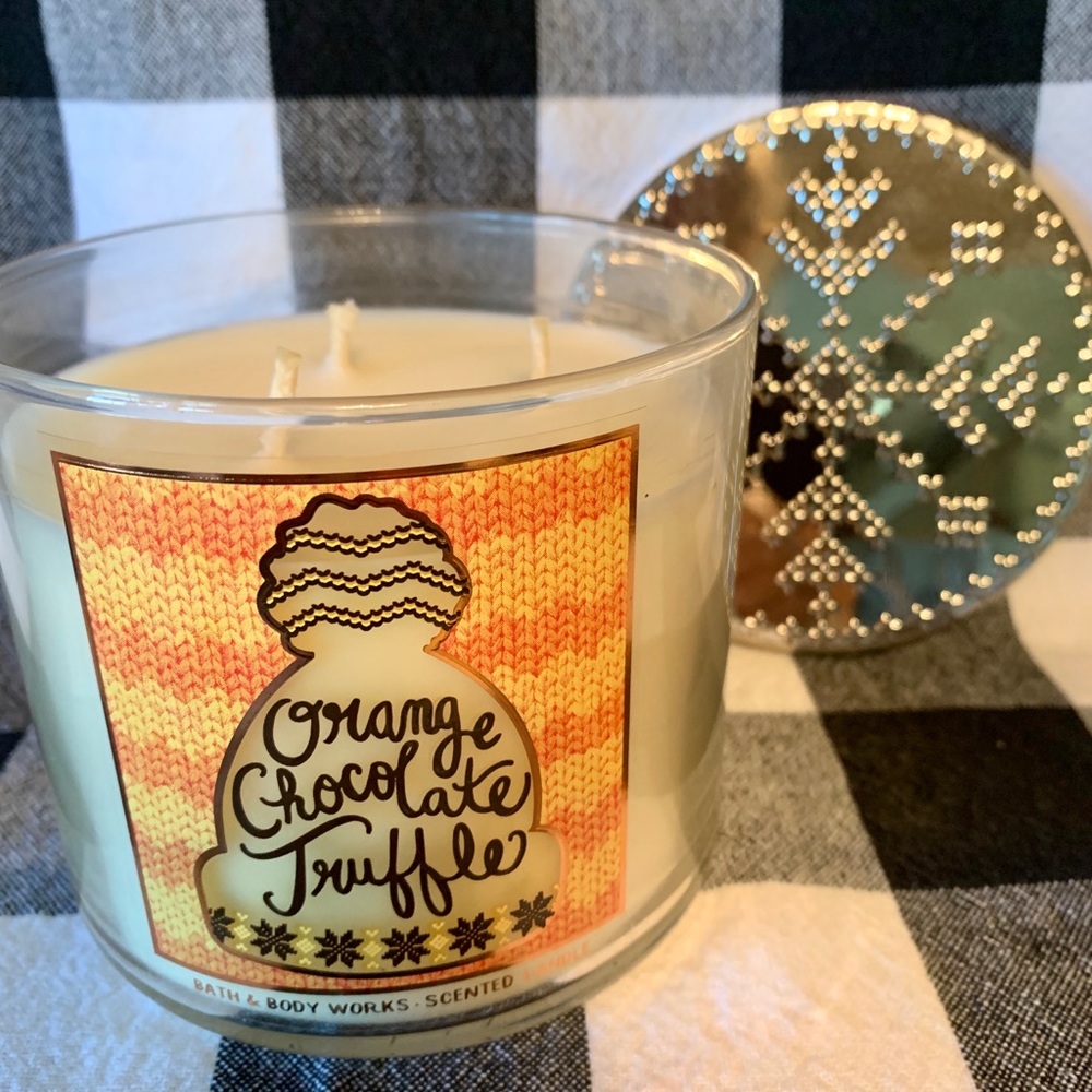 Bath and body work candle